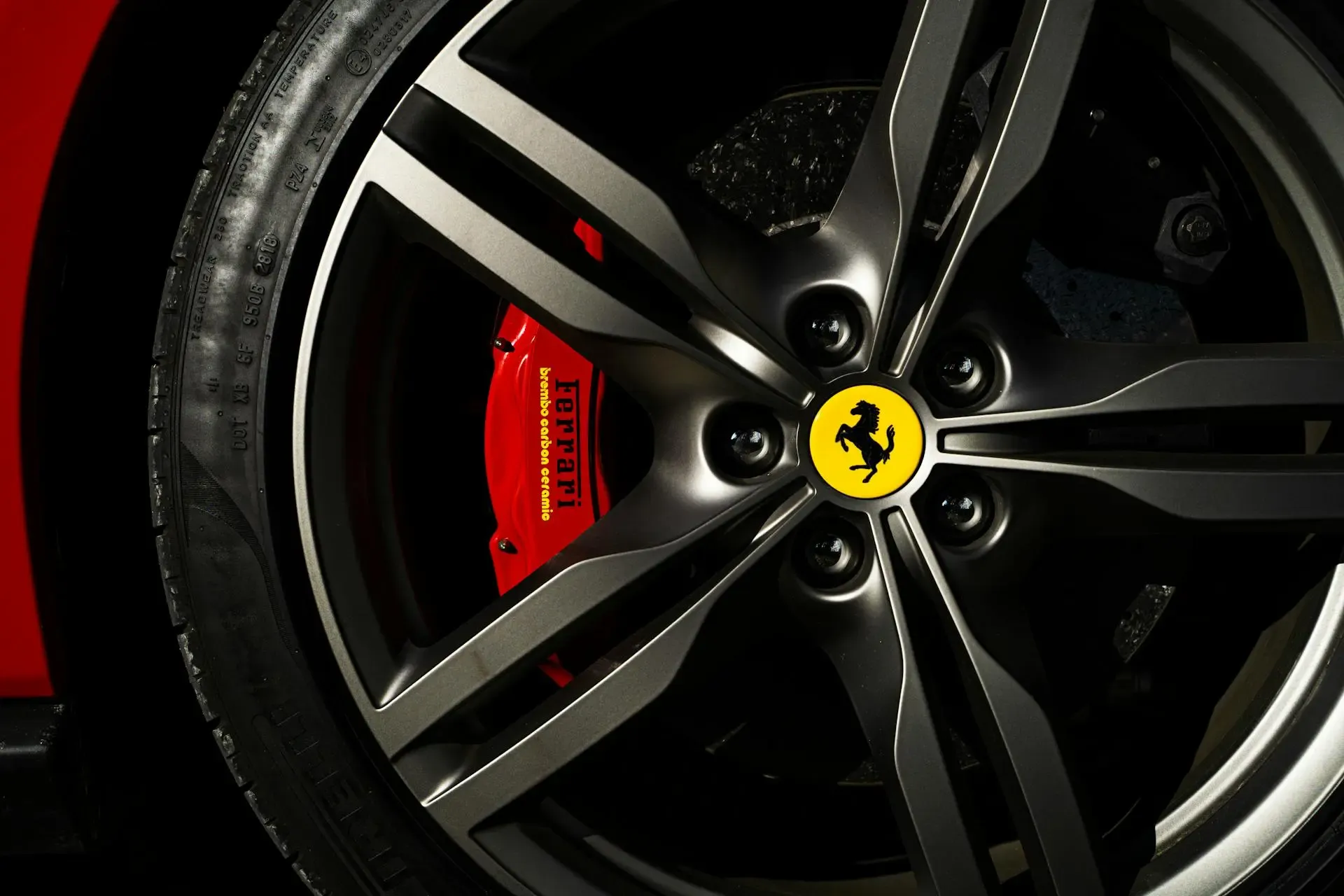 Image of a luxury car being maintained